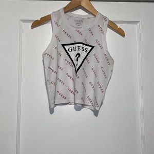 Guess cropped tank top